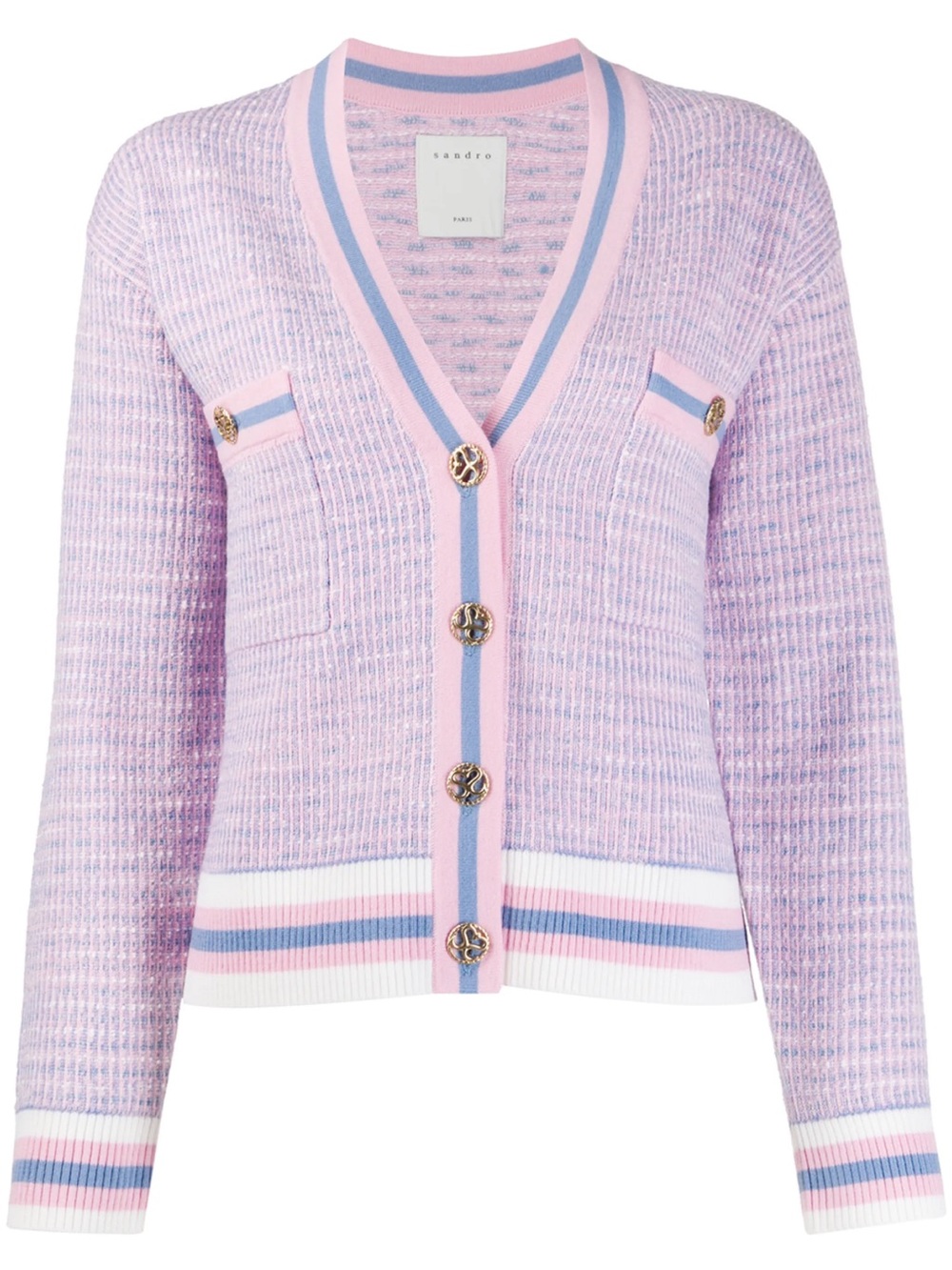 Sandro - tweed effect cardigan, Size 1